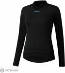 Shimano Beaufort Long Base Layer női póló, fekete (S)