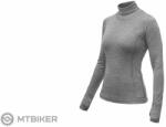 Sensor Merino Bold Neck női póló, hideg szürke (XXL)
