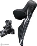 Shimano Ultegra Di2 STR8170/BRR8170 jobb váltó/hidraulikus fék, Dual Control, 2x12, Flat Mount, 1700 mm fékcső + L03A fékbetét