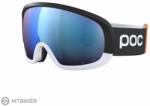 POC Fovea Mid Race szemüveg, uránfekete/argentit ezüst/részben napfényes kék