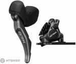 Shimano GRX ST-RX820/BR-820 Dual Control váltókar/hidraulikus fékkar, 2-seb. , bal, Flat Mount, 1 000 mm-es vezeték