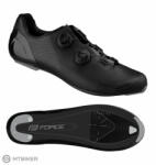 FORCE Road Warrior Carbon kerékpáros cipő, fekete (EU 43)
