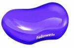 Fellowes Suport pentru încheietura mâinii, mini, umplut cu gel, FELLOWES Crystal Gel, violet (91477-72)