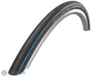 Schwalbe LUGANO II 700x25C K-Guard külső gumi, drótperemes, kék csíkkal