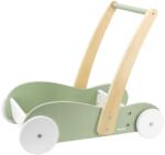 Viga Toys Дървена количка за бутане/проходилка Viga PolarB - Зелена (44077) - ozone Проходилка