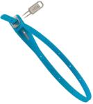 Hiplok Z Lok kulcsos kábelzár, 10 x 15 mm x 42 cm, kék