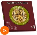 Schock Bio Set 2 x 3 Batoane BIO Crocante cu Alune si Miere, 25 g, Schock's (ORP-2xSCH576)