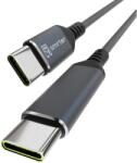 Smrter Speedy 100 USB-C apa - USB-C apa 2m - Fekete (SMRTER_SPEEDY100_L_AT) (SMRTER_SPEEDY100_L_AT)