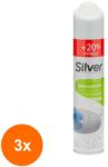 Silver Set 3 x Spray Impermeabilizare Pantofi/Imbracaminte, Silver, 300 ml (ROC-3xMAG1016279TS)