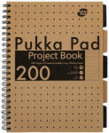 Pukka Pad Project Book Kraft Recycle A4 200 oldalas vonalas spirá (PUP9566)