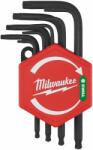 Milwaukee Kompakt L-alakú gömbvégű torx kulcs készlet, 9 darabos (4932492703)
