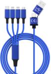 Smrter Hydra Elite 6in1 Adat és töltő kábel - Kék (1.2m) (SMRTER_ELITE_L_NB) (SMRTER_ELITE_L_NB)