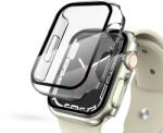 Haffner Apple Watch 7/Series 8 (45 mm) védőtok beépített edzett üveggel - DEFENSE 360 - clear (ECO csomagolás)