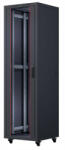 Formrack 42U Cosmoline 600x600 19" szabadon álló rack szekrény - RAL9005 fekete (CSM-42U6060)