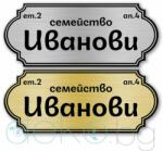  Табелка за врата-поща - 11х4.5 см (Vrata016)