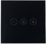 SmartWise Dimmer Wi-Fi-s, fényerőszabályzós, érintős okos villanykapcsoló, 230V (fekete) (SMW-KAP-DMB)