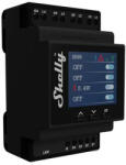 Shelly Pro 4PM fogyasztásmérős WiFi+LAN okosrelé, DIN-sínre szerelhető (ALL-REL-PRO4PM)