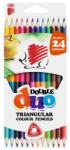  Creioane colorate Ico Arici Duo 12/set