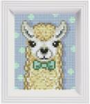 Pixelhobby Мозайка с рамка и пиксели Classic, Pixelhobby - Бяла лама (31441)