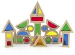 Viga Toys Конструктор от дървени блокчета Viga, 24 части, цветен (44563)