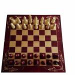 Magic Puzzle Box Set de șah mare din lemn 50x50 tablă de șah piesă de șah cutie joc de dame table roșu (_0d13407a5)