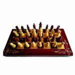Magic Puzzle Box Set de șah uriaș din lemn, lucrat manual, 64x64 cm tabla de șah, piesă de șah din lemn table puluri joc de dame (_cf3e9688b)