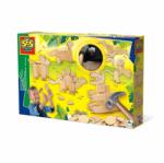 SES Creative Set creativ - Dinozauri din lemn (00942) - jucariipentrucopil