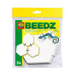 SES Creative Set placi pentru margelele de calcat Beedz - 3 bucati hexagon (06314)