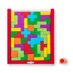 Woodyland Puzzle din lemn - Joc cu forme si zar (91918) Puzzle