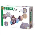 SES Creative Set margele de calcat Beedz Art - Zen cu placi hexagonale (06024) - jucariipentrucopil