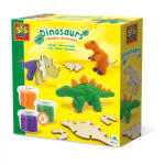SES Creative Set creativ - Schelete de dinozauri din lemn si plastilina (00418) - jucariipentrucopil