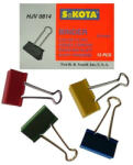 SAKOTA 51mm 12db/csomag színes iratcsipesz (HJV0814) - byteshop