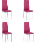 Comenzi-scaune Set 4 scaune bucătărie-mov