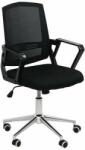 CHAIRS-ON Scaun birou textil negru Office 624M