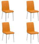 Comenzi-scaune Set 4 scaune bucatarie CS230-portocaliu