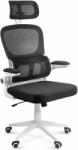 Chairs ON Scaun pentru birou cu suport lombar și brațe rabatabile OFF 432 negru