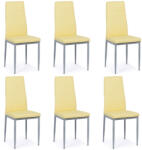 Comenzi-scaune Set 6 scaune bucătărie-crem