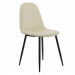 Chairs ON Scaun de bucătărie din catifea BUC 237X-Crem