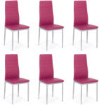Comenzi-scaune Set 6 scaune bucătărie-mov