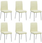 Comenzi-scaune Set 6 scaune bucătărie CS230 Crem