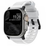 NOMAD Rugged curea Apple Watch Ultra 2/1 49mm 9/8/7 45mm 6/SE/5/4 44mm 3/2/1 42mm alb/negru (NM01575685)