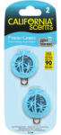 California Scents Autóillatosító, mini diffúzer, 2* 3 ml, CALIFORNIA SCENTS Fresh Linen (AICSM13) (AICSM13)