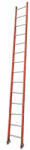 Fistar Üvegszálas egyrészes létra 1x14, magasság 4, 35 m, narancssárga