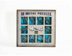 Eureka 10 Metal Puzzle Set - kék Level 1-3 - Cast - fém ördöglakat (EUR34510)