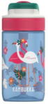 KAMBUKKA Lagoon 400ml Blue Flamingo baby water bottle (11-04052) - vexio