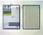 TARIFOLD DJOIS Suport de broșură cu suport metalic, suspendat, A4, orizontal, DJOIS, albastru (F354101)