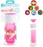 Munchkin Чаша със стикери Munchkin - Pink, 266 ml (MKN-FED53-PNK)