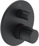 Ideal Standard Ceratherm T100 egy funkciós termosztátos falsík alatti csaptelep, silk black A5813XG (A5813XG)