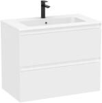 Roca Tenue 80 cm-es fürdőszobabútor szett matt fehér mosdóval, matt fehér A851934529 (A851934529)