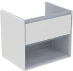 Ideal Standard Connect Air 60 cm fali mosdótartó szekrény nyitott polccal, fehér/szürke E0826KN (E0826KN)